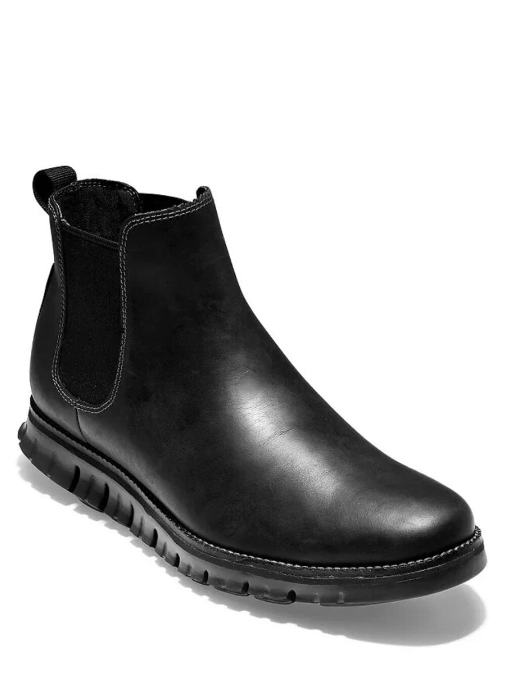 NWT Cole Haan Zero Grand Chelsea Waterproof Black Short Boots Leather
